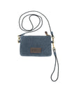 Waxed Canvas Crossbody/Wristlet