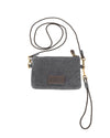 Waxed Canvas Crossbody/Wristlet