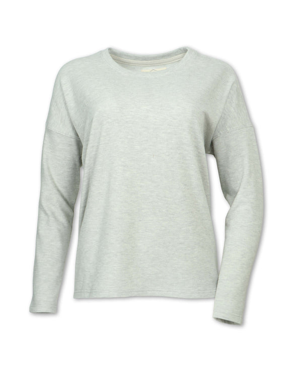 Women's Side Button Crew Sweatshirt