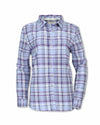 Women's Periwinkle Plaid Flannel