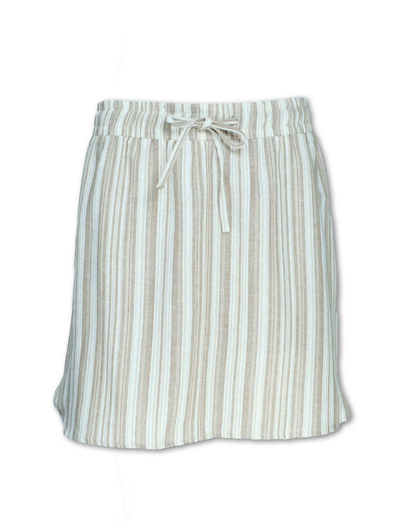 Women's Linen-Cotton Blend Skort