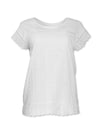 Women's Short Sleeved Eyelet Tee