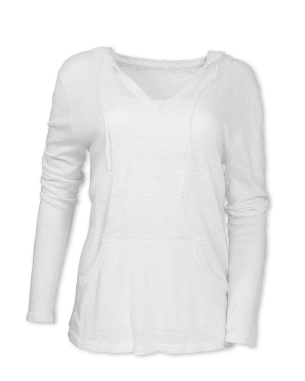 Slub Cotton Blend Pullover