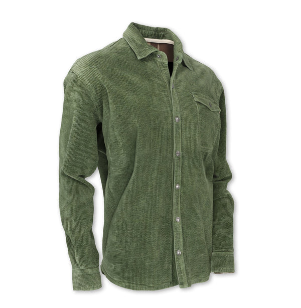 Men's Stretch Corduroy Shirt Jacket