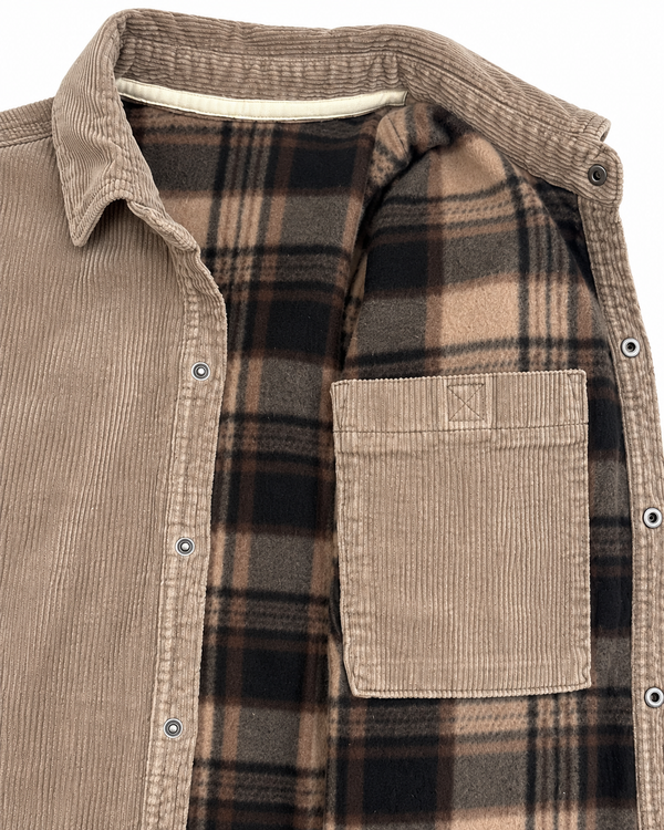 Men's Stretch Corduroy Shirt Jacket