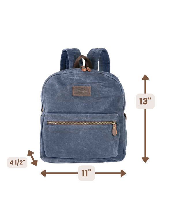 Waxed Canvas Small Backpack