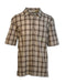 Brown Madras Plaid Shirt