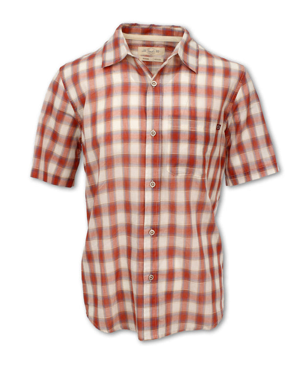 SHORT SLEEVED MADRAS PLAID SHIRT