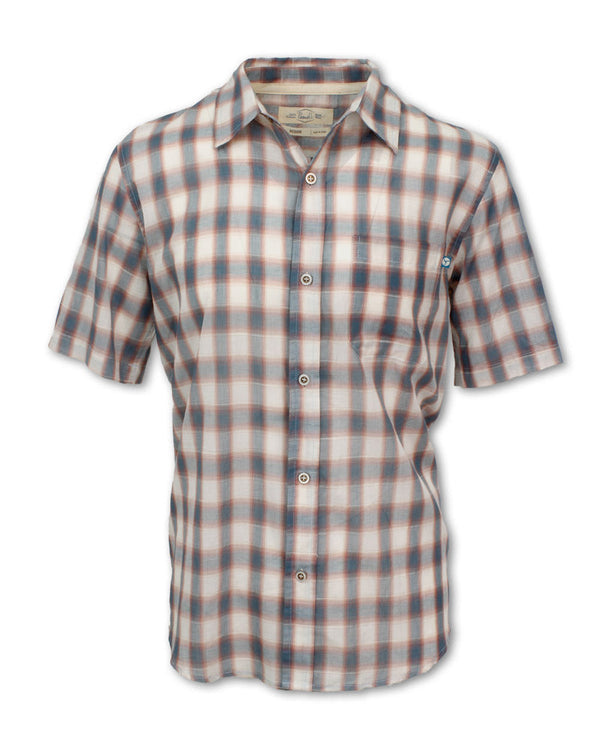 SHORT SLEEVED MADRAS PLAID SHIRT