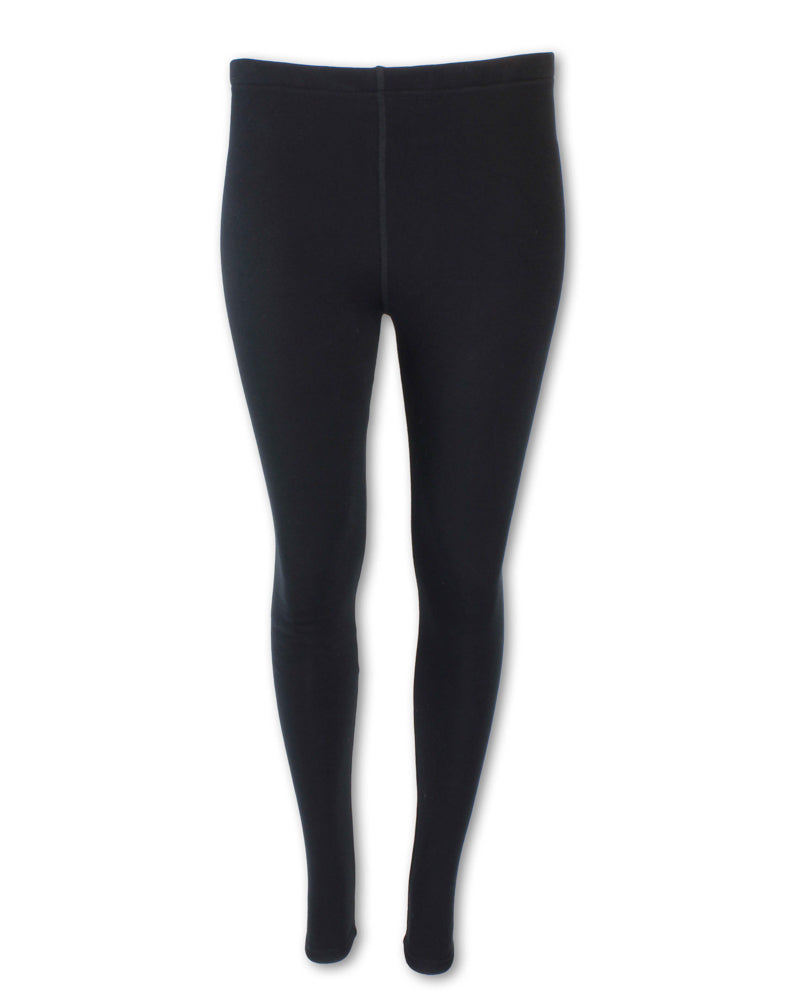 Fleece Lined Thermal Leggings 300 D Black X Large By Silky F1 for