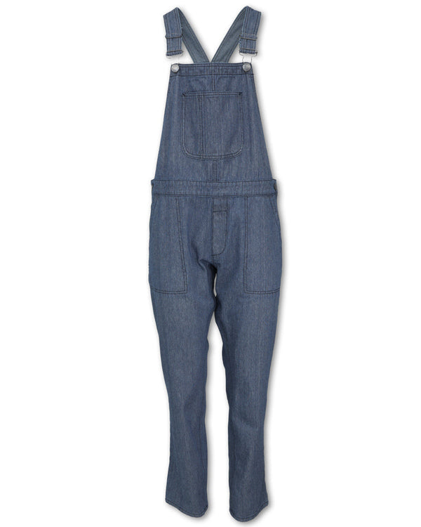 PINSTRIPE DENIM OVERALL